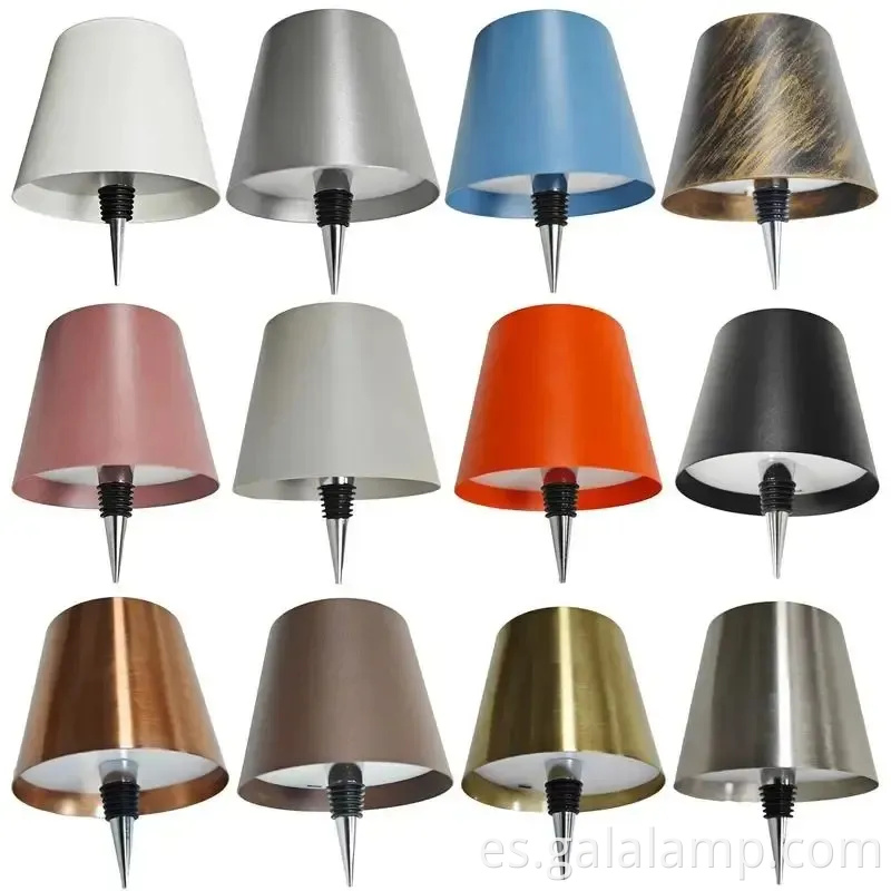 Lámpara de tapón de botella de vino ambiental LED de control de tacto premium